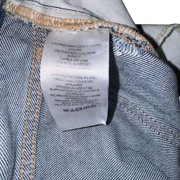 Free People We The Free Cut Off Shorts Women's Size 27 Button Fly Distressed - Picture 4 of 6